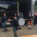 Trommeln und Dudelsäcke der United Ruhr Drums and Pipes