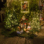 Weihnachtsdeko am Haus