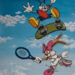 Graffiti von Sponk-Design an der Wand des Ferdinand-Lasalle-Haus der Falken