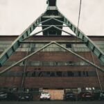 Zeche Ewald - Zerbrochene Scheiben am Maschinenhaus