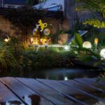 Langzeitaufnahme am Teich