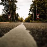 Bahnwecdhsel in tiefer Perspektive