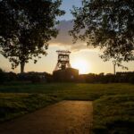 Sonnenuntergang auf Zeche Consol