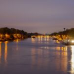 Stadthafen am Abend