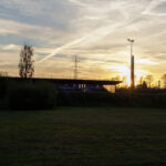 Sonnenuntergang auf Schalke