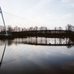 Brücke am Hafen Bismarck